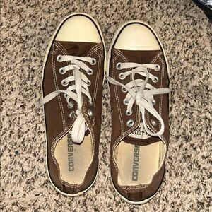 Converse Brown and White Sneakers